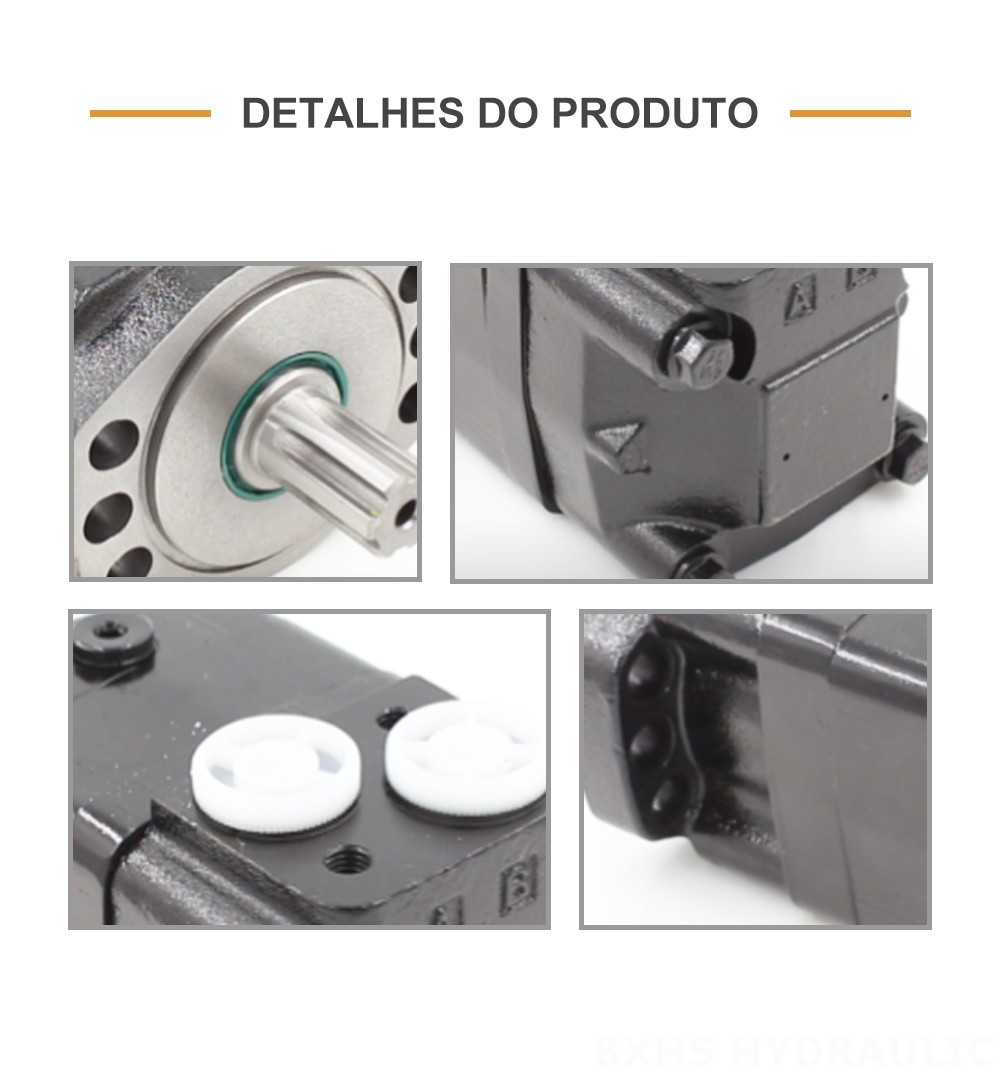 Motor Hidráulico Ciclóide BMSY 100 cc/r 50 Lpm Motor hidráulico